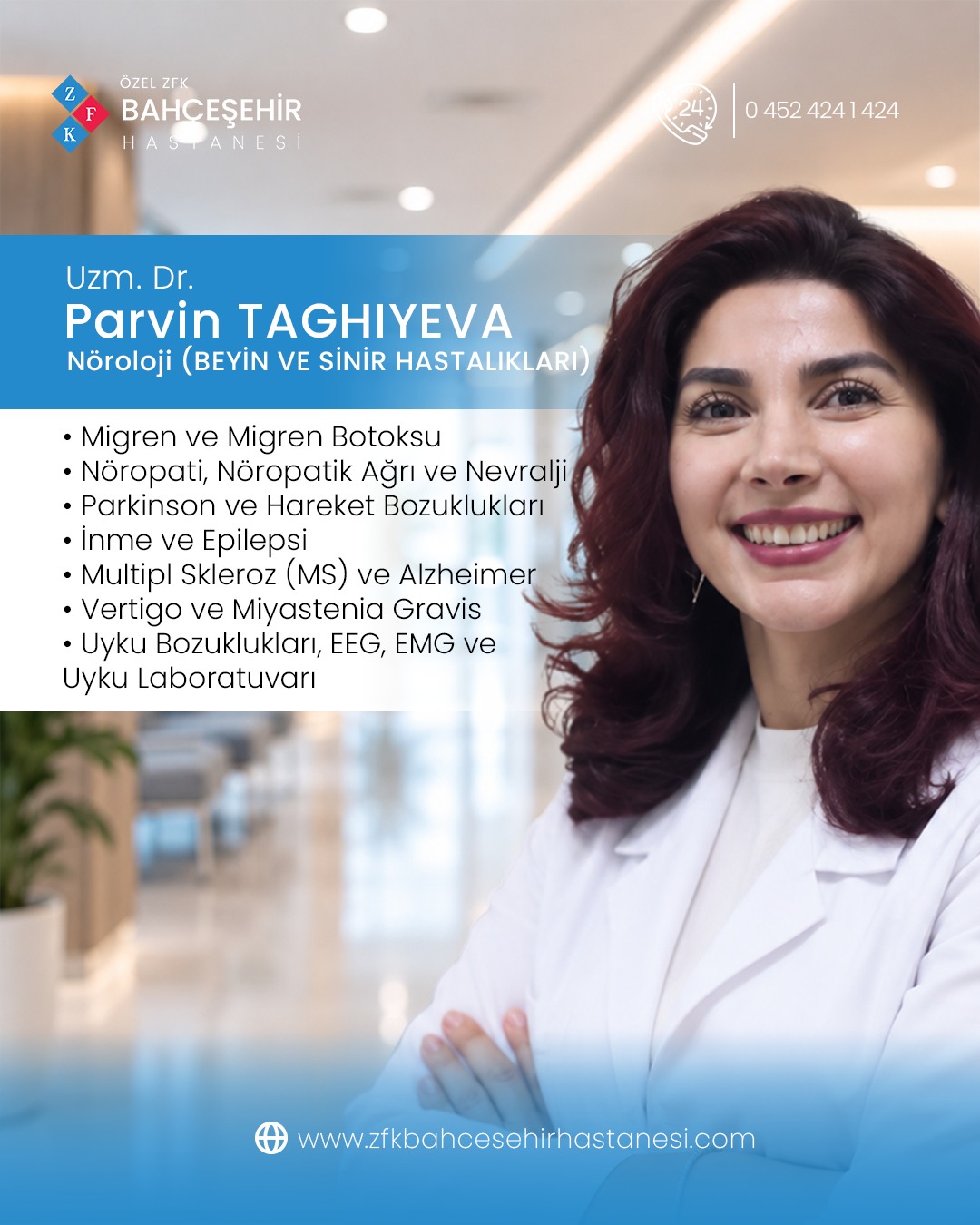 Nörolojik hastalıkların tanı, takip ve tedavisinde uzman yaklaşım