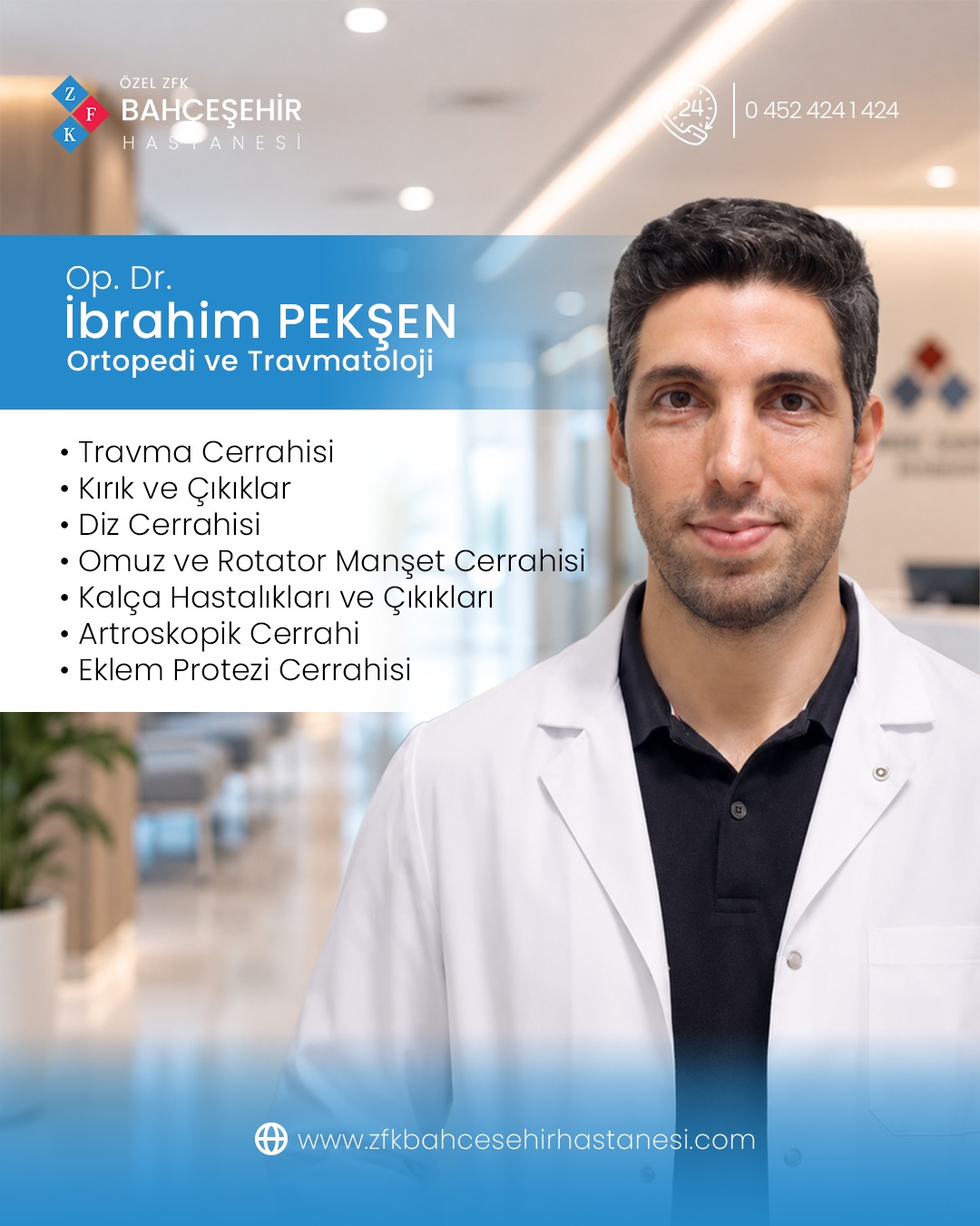 Op. Dr. İbrahim PEKŞEN Ortopedi ve Travmatoloji Op